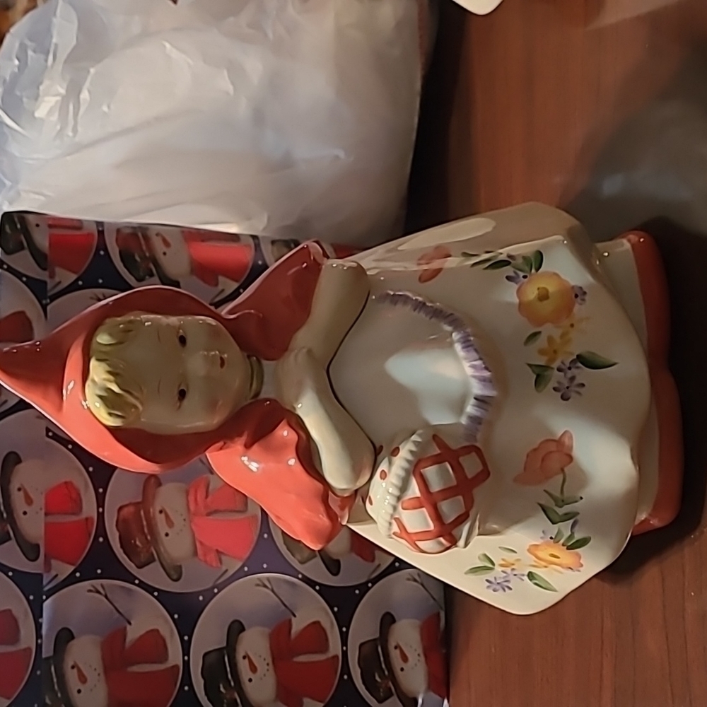 Little Red Riding Hood Cookie Jar